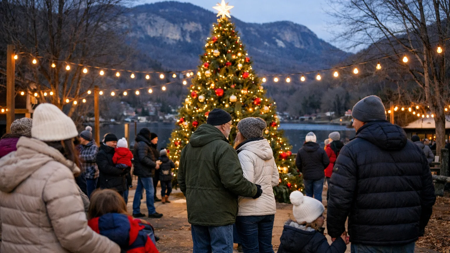 Illustrative image for Christmas at the Lake Lure Flowering Bridge Gardens