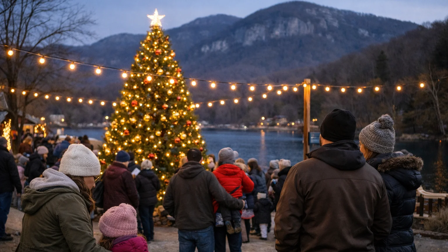 Illustrative image for Lighting Up Lake Lure